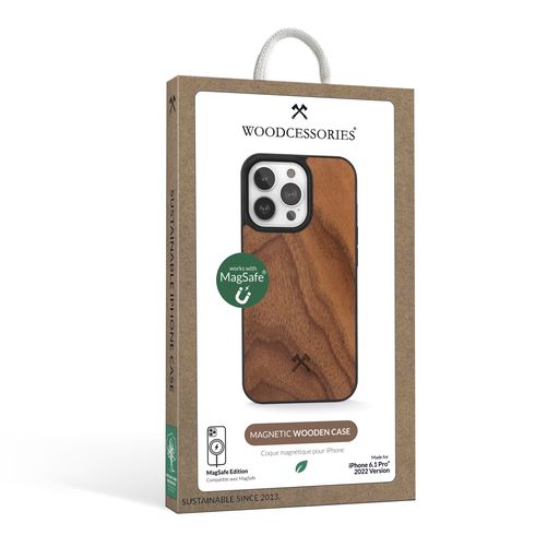Woodcessories Bumper Wood Case walnut MagSafe für iPhone 14 Plus