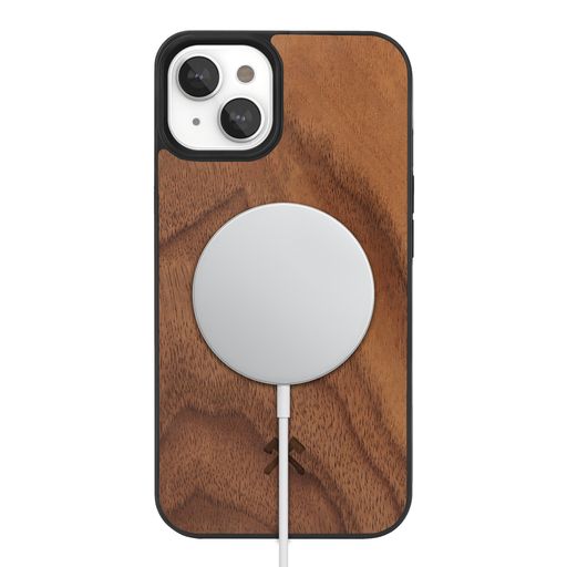 Woodcessories Bumper Wood Case walnut MagSafe für iPhone 14 Plus