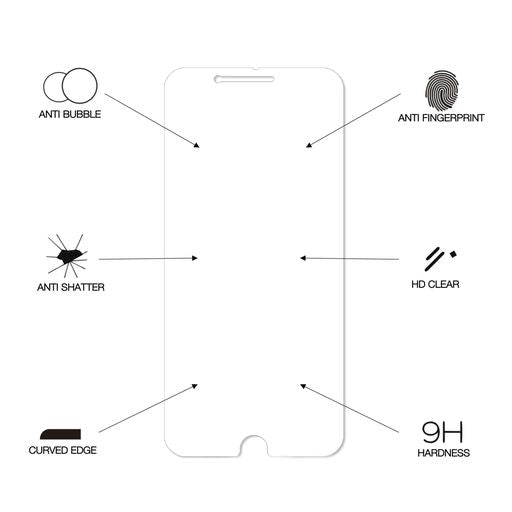 Woodcessories 2.5D Premium Glass für iPhone SE2 / SE3